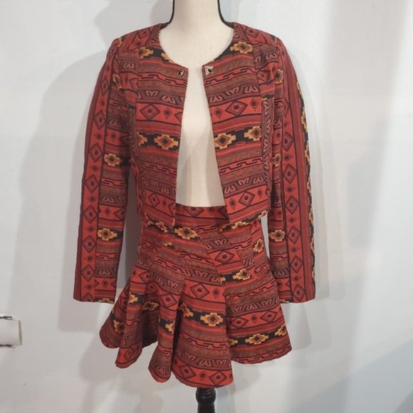 tribal print skirt - Picture 5 of 6